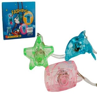 BỘ ĐỒ CHƠI H&Igrave;NH PH&Aacute;T S&Aacute;NG C&Oacute; D&Acirc;Y ĐEO CỔ (24 chiếc)