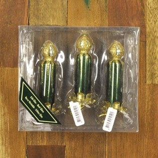 Set 3 Nến Trang Tr&iacute; C&acirc;y Th&ocirc;ng Noel C&oacute; Kẹp (Hộp 6 Bộ)