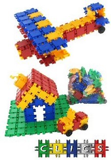 ĐỒ CHƠI LẮP R&Aacute;P CLICS (111 chi tiết) - B&aacute;n Sỉ Đồ Chơi
