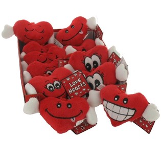 Trái Tim Bông Plush Đáng Yêu (12 chiếc)
