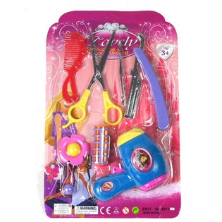 Bộ Đồ Chơi Làm Tóc Cao Cấp Trên Vỉ (6 món)