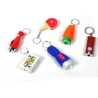 Móc khóa phát sáng nhiều hình dáng (48 cái)