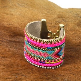 V&ograve;ng Tay Cao Cấp M&agrave;u Hồng Fuchsia (1 chiếc)