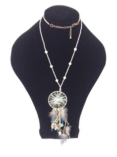 Vòng cổ bùa bắt giấc mơ màu nâu xám (1 chiếc)