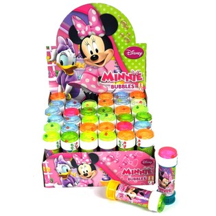 ĐỒ CHƠI THỔI BONG BÓNG XÀ PHÒNG DISNEY MINNIE MOUSE TRONG HỘP TRƯNG BÀY (36 cái)