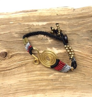 HANDMADE ORIGINALS V&ograve;ng tay m&agrave;u đen (1 chiếc)
