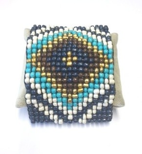 Vòng tay Aztec màu xanh dương (1 chiếc)