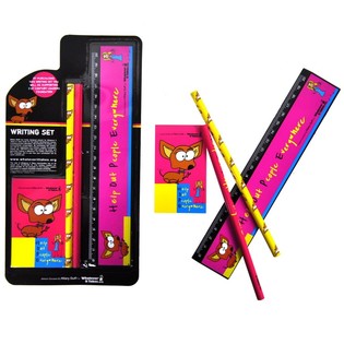 BỘ DỤNG CỤ HỌC TẬP 4 M&Oacute;N (vỉ 6 bộ)