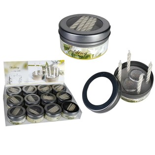 NẾN Đ&Aacute;M CƯỚI TRONG HỘP THIẾC (12 c&aacute;i)