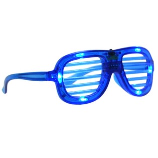 KÍNH SHUTTER SHADES CÓ ĐÈN LED - MÀU XANH DƯƠNG (12 cái)
