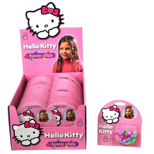 KẸP T&Oacute;C HELLO KITTY FUNNY TRONG HỘP TRƯNG B&Agrave;Y (35 c&aacute;i)