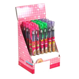 B&uacute;t gel Barbie k&egrave;m khay trưng b&agrave;y (24 c&acirc;y)