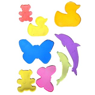 Nh&atilde;n D&aacute;n Gel Trang Tr&iacute; Jelly Gems 22x12 cm (24 chiếc)