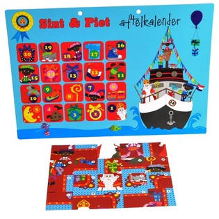 Lịch Đếm Ngược Sinterklaas & Piet - Mẫu 2 (Hộp 9 c&aacute;i)