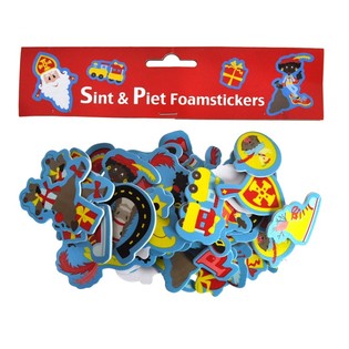 60 Nh&atilde;n D&aacute;n Xốp Sinterklaas & Piet (3 bộ)