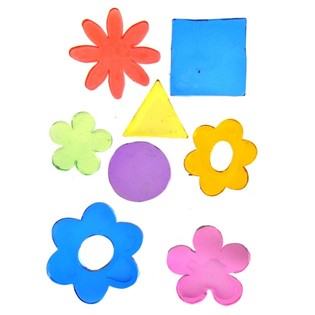 Miếng D&aacute;n Gel Trang Tr&iacute; Jelly Gems 25 x 16 cm (24 chiếc)