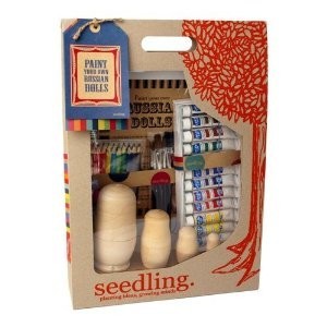 Bộ Thủ Công Seedling - Tự Tô Màu Búp Bê Nga Matryoshka