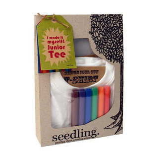 BỘ THỦ CÔNG SEEDLING - TỰ THIẾT KẾ ÁO THUN JUNIOR 1-2 TUỔI (Set 2 cái)
