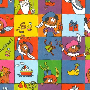 *** SỐ LƯỢNG CÓ HẠN *** CUỘN GIẤY GÓI QUÀ SINTERKLAAS MEGA 250 MÉT !!!