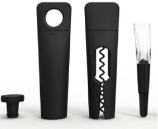 MENU BLADE - BỘ DỤNG CỤ RƯỢU VANG KHUI RƯỢU + BƠM HÚT CHÂN KHÔNG + BÌNH THỞ (1 bộ)