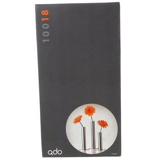 QDO - Bộ 3 Bình Hoa Inox Cho 1 Bông Hoa (1 bộ)