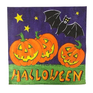 Bộ 20 Khăn Giấy - Mẫu: Halloween (6 bộ)