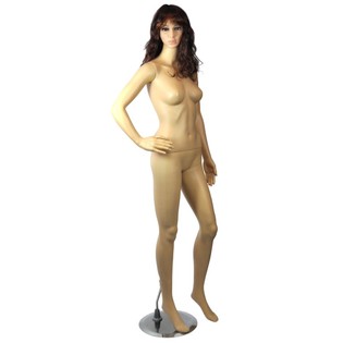 Manơcanh Nữ Trưng Bày – Mẫu: Tóc Nâu Brunette (1 cái)