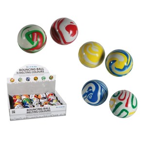 B&Oacute;NG NHẢY SẮC M&Agrave;U TRONG HỘP TRƯNG B&Agrave;Y 4 CM. (20 quả)