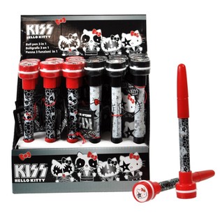 HELLO KITTY - B&Uacute;T CON DẤU 3 TRONG 1 / THỔI BONG B&Oacute;NG (24 chiếc)