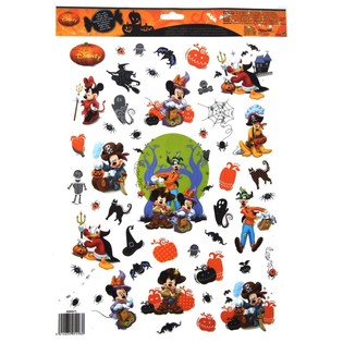 Decal d&aacute;n k&iacute;nh Halloween Disney (12 c&aacute;i)