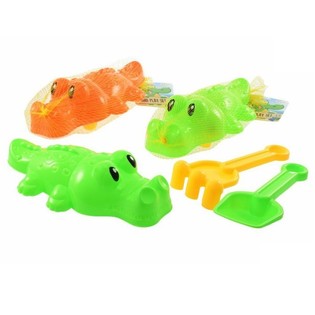 Bộ đồ chơi c&aacute;t b&atilde;i biển c&aacute; sấu 3 m&oacute;n (6 bộ)