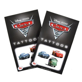 Bộ 3 Hình Xăm Tạm Thời Trẻ Em Disney Cars 2 (50 gói)
