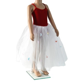 V&aacute;y Trắng Đỏ Cho Trẻ Em - Size 8