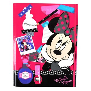 BỘ DỤNG CỤ HỌC TẬP TRANG ĐIỂM DISNEY MINNIE MOUSE H&Igrave;NH CUỐN S&Aacute;CH (3 m&oacute;n)
