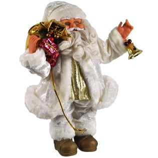 &Ocirc;ng gi&agrave; Noel Trang tr&iacute; Cao cấp Lớn Trắng 35 cm (2 c&aacute;i)