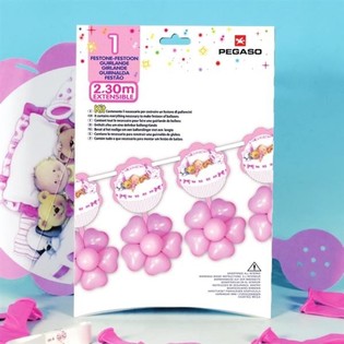 D&Acirc;Y CHUYỀN BONG B&Oacute;NG LỚN 2,3 M&Eacute;T - HỒNG (3 c&aacute;i)