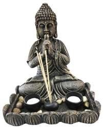 Tượng Phật Trang Tr&iacute; K&egrave;m Nến Tealight & Hương Thơm (1 C&aacute;i)