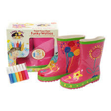 FUNKY WELLIES - TỰ TÔ MÀU ỦNG CỦA BẠN - HỒNG / SIZE: 30