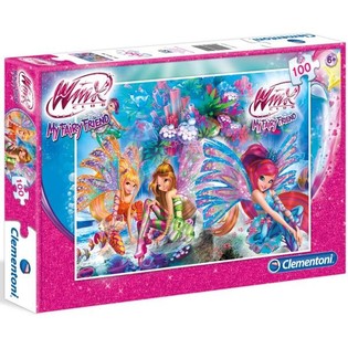 Tranh Ghép Hình Clementoni Winx Club My Fairy Friend 100 Mảnh (6 cái)