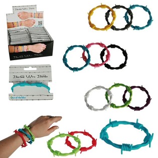 ***SI&Ecirc;U RẺ*** V&Ograve;NG TAY KẼM GAI TRONG HỘP TRƯNG B&Agrave;Y (36 c&aacute;i)