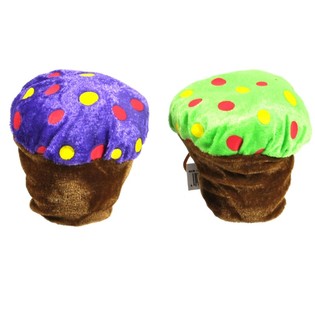 B&aacute;nh cupcake bằng b&ocirc;ng m&agrave;u sắc 10 cm (24 c&aacute;i)