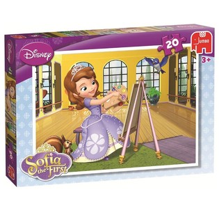 Đồ chơi Gh&eacute;p h&igrave;nh Jumbo Disney C&ocirc;ng ch&uacute;a Sofia Vẽ Tranh 20 Mảnh (6 bộ)