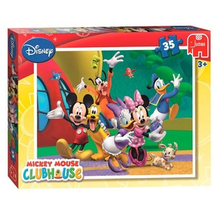 Trò Chơi Xếp Hình Jumbo Disney Mickey Mouse Clubhouse Ảnh Nhóm 35 Miếng (5 bộ)