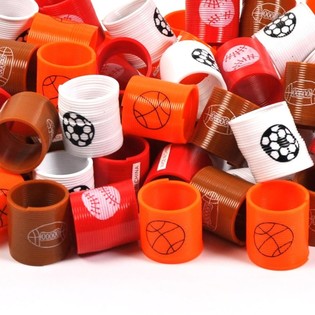 L&ograve; Xo Slinky Mini Họa Tiết Thể Thao (10 c&aacute;i)