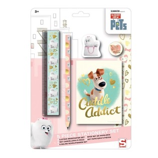 Bộ Dụng Cụ Học Tập Vẽ 5 M&oacute;n Đẳng Cấp Th&uacute; Cưng Tr&ecirc;n Vỉ (12 bộ)
