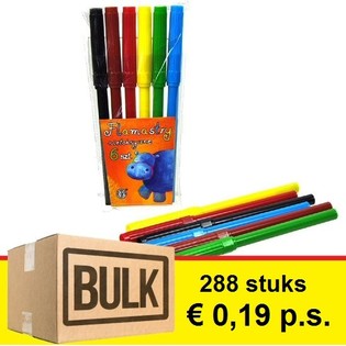***ƯU ĐÃI SỐ LƯỢNG LỚN*** BỘ 6 BÚT LÔNG MÀU (288 bộ)