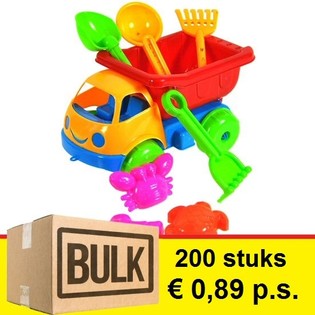 ***ƯU Đ&Atilde;I SỈ CỰC LỚN*** BỘ ĐỒ CHƠI C&Aacute;T ĐI BIỂN XE BEN 17 CM (200 c&aacute;i)