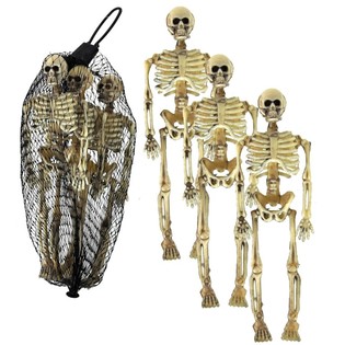 Bộ 3 Bộ Xương Đồ Chơi Trong T&uacute;i Lưới, 15 cm (Set 3 t&uacute;i)