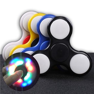 CON QUAY FIDGET SPINNER LED CÓ ĐÈN ***XU HƯỚNG 2017*** (17 điểm đèn)