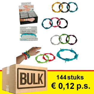 ***ƯU Đ&Atilde;I MUA SỈ*** V&Ograve;NG TAY KẼM GAI TRONG HỘP TRƯNG B&Agrave;Y (144 chiếc)